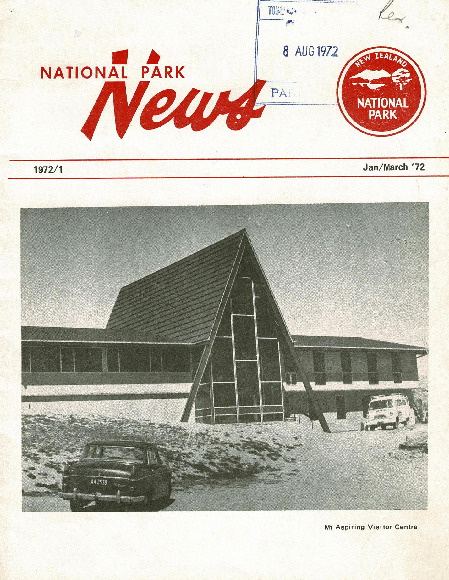 National Park News 1972/1, Jan/Mar 1972