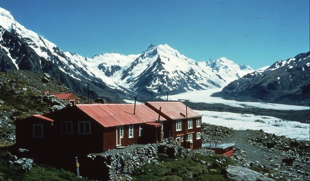 Second Ball Hut, November 1961: Aoraki Mount Cook National Park
