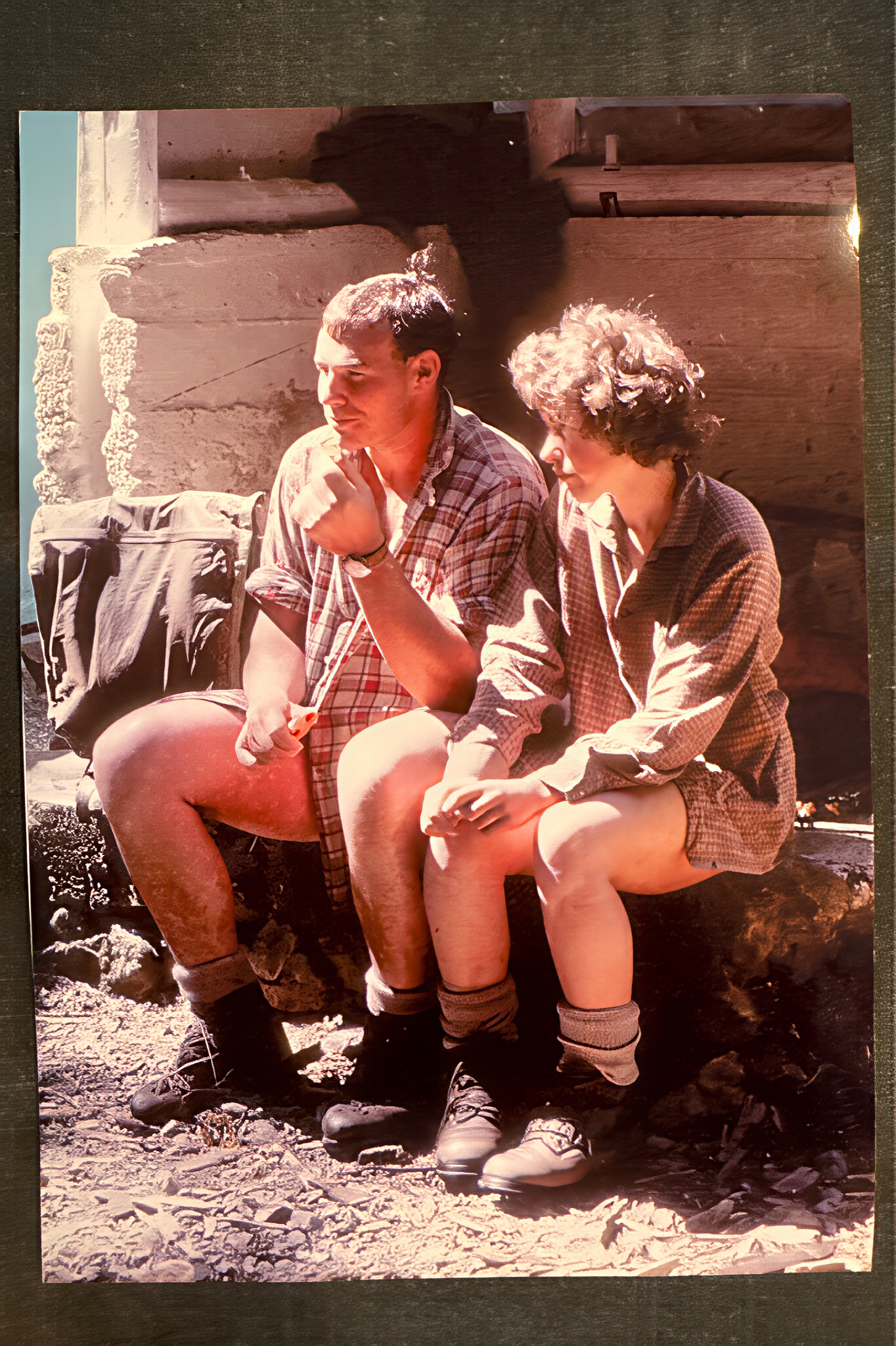 Bruce &amp; Margaret Jefferies Tramping in the 1960s