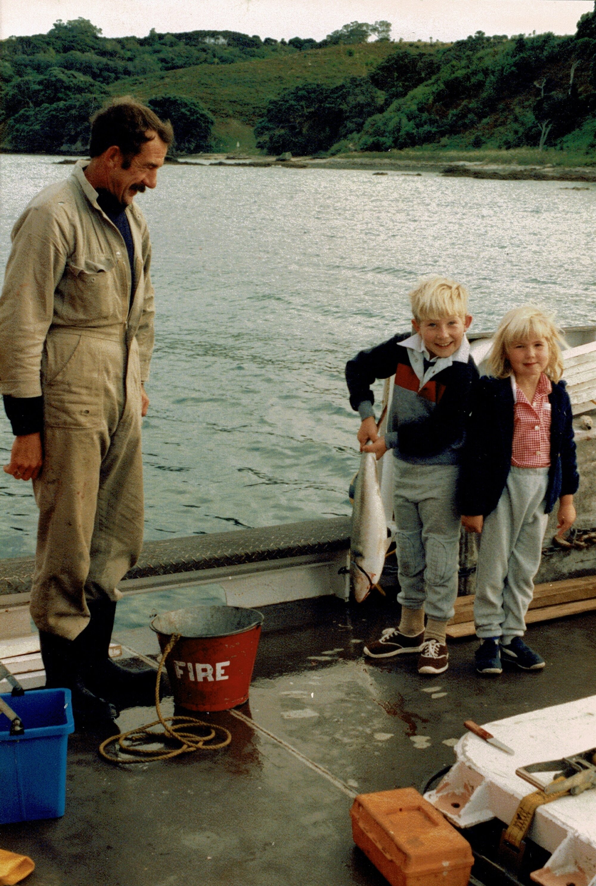 Lionel Brock with fans