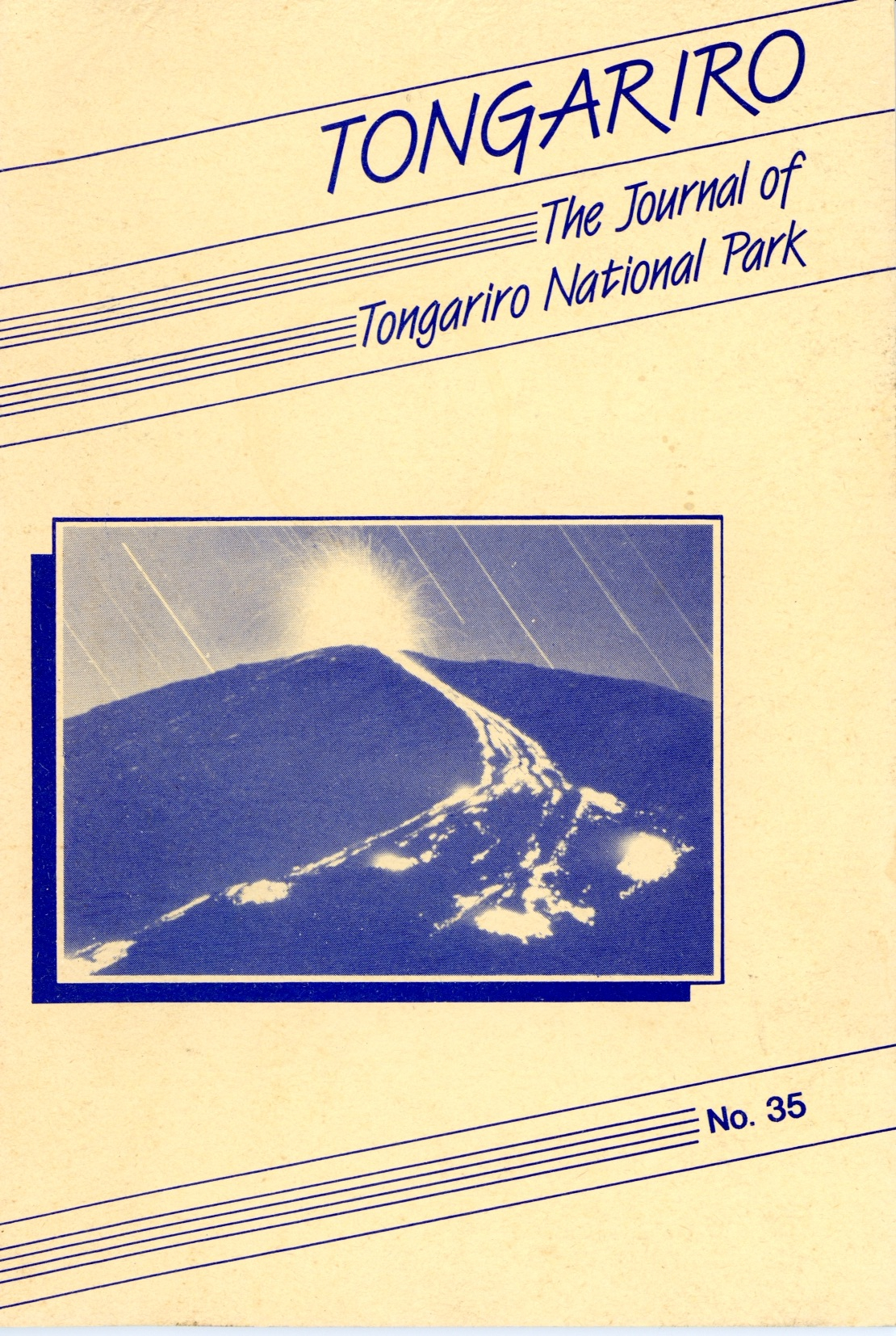 The Journal of the Tongariro National Park No. 35 1987
