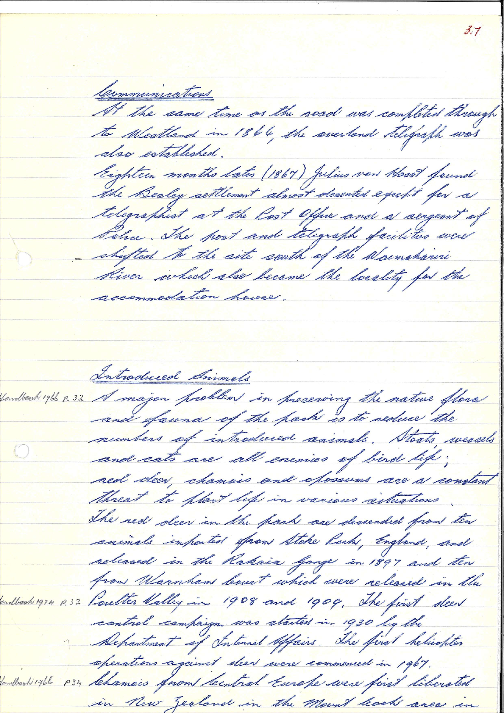 Chapter 12: Communications and Introduced Animals