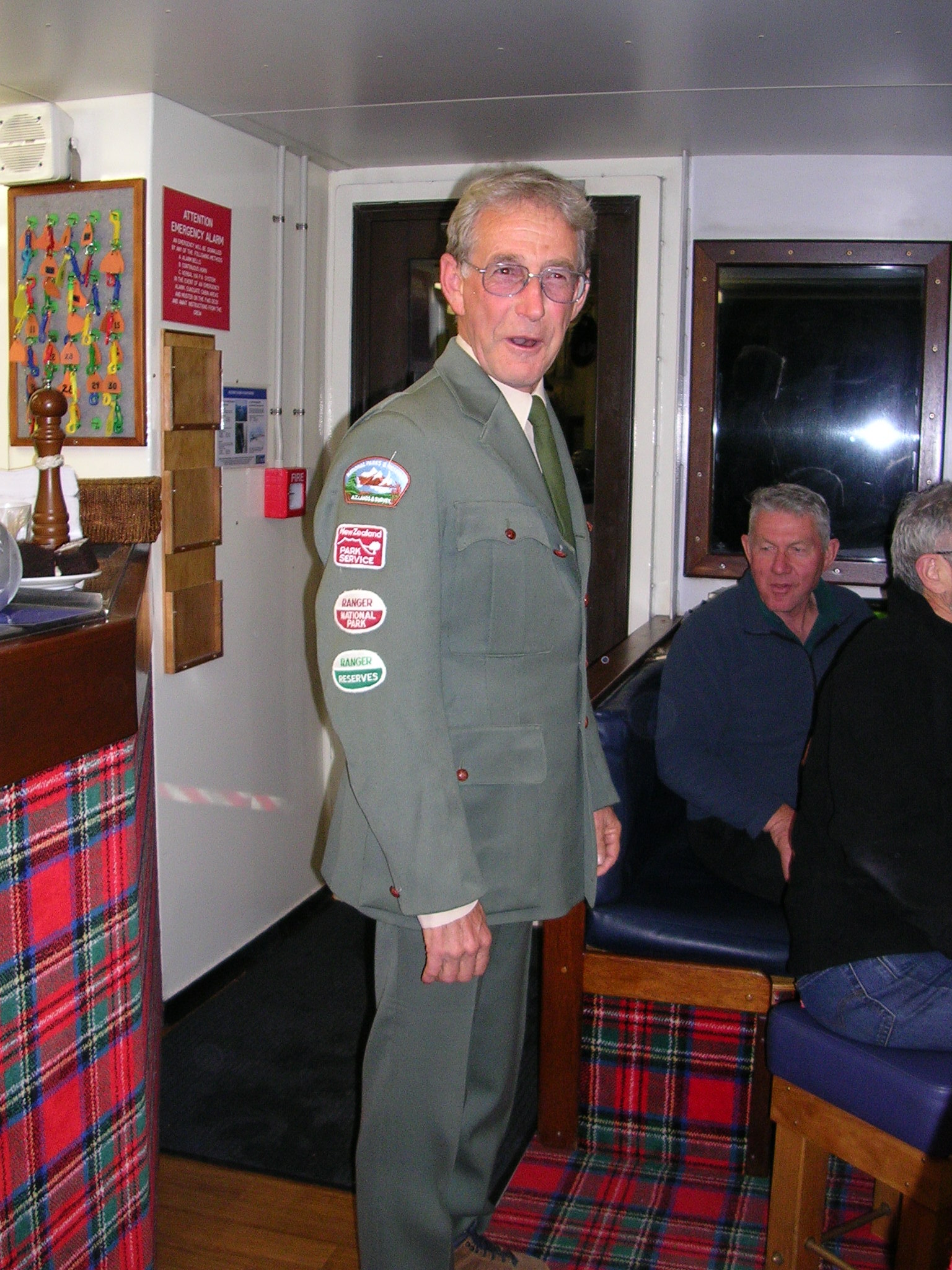 Neil Clifton in Uniform at Rangers Reunion