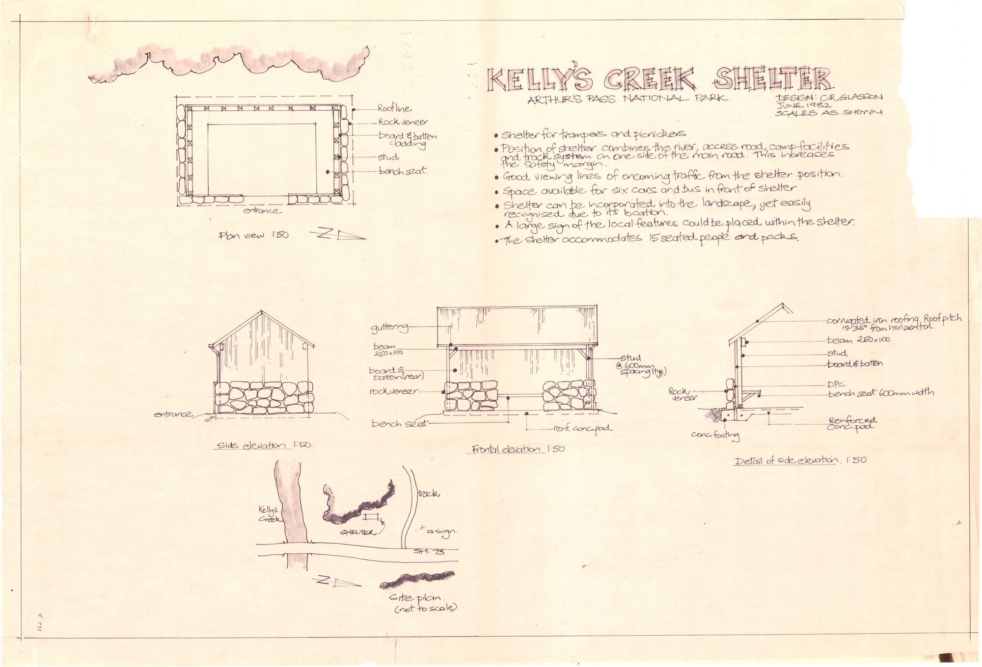 Kelly's Creek Shelter: Arthur's Pass National Park