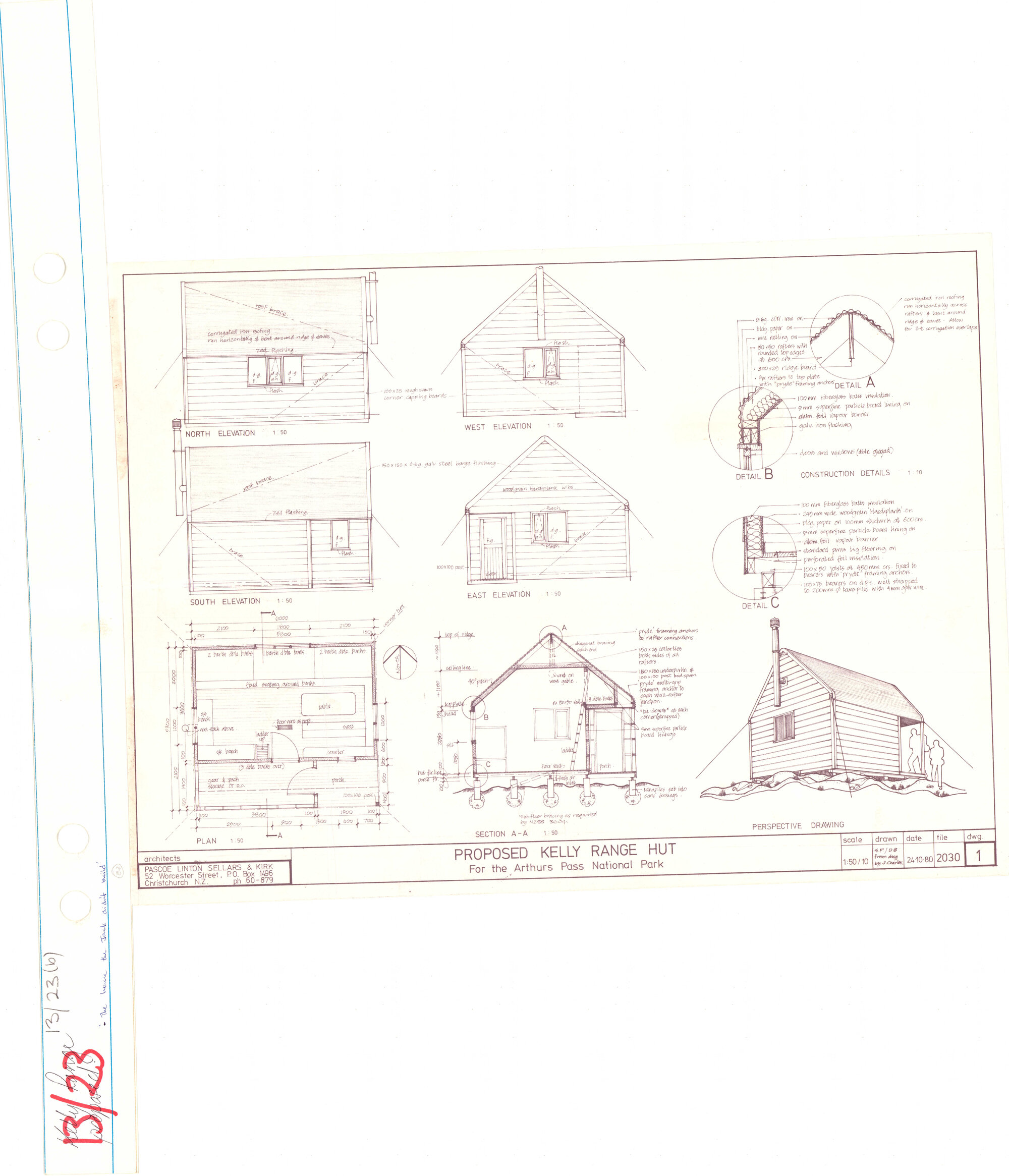 Proposed Kelly Range hut: Arthur's Pass National Park
