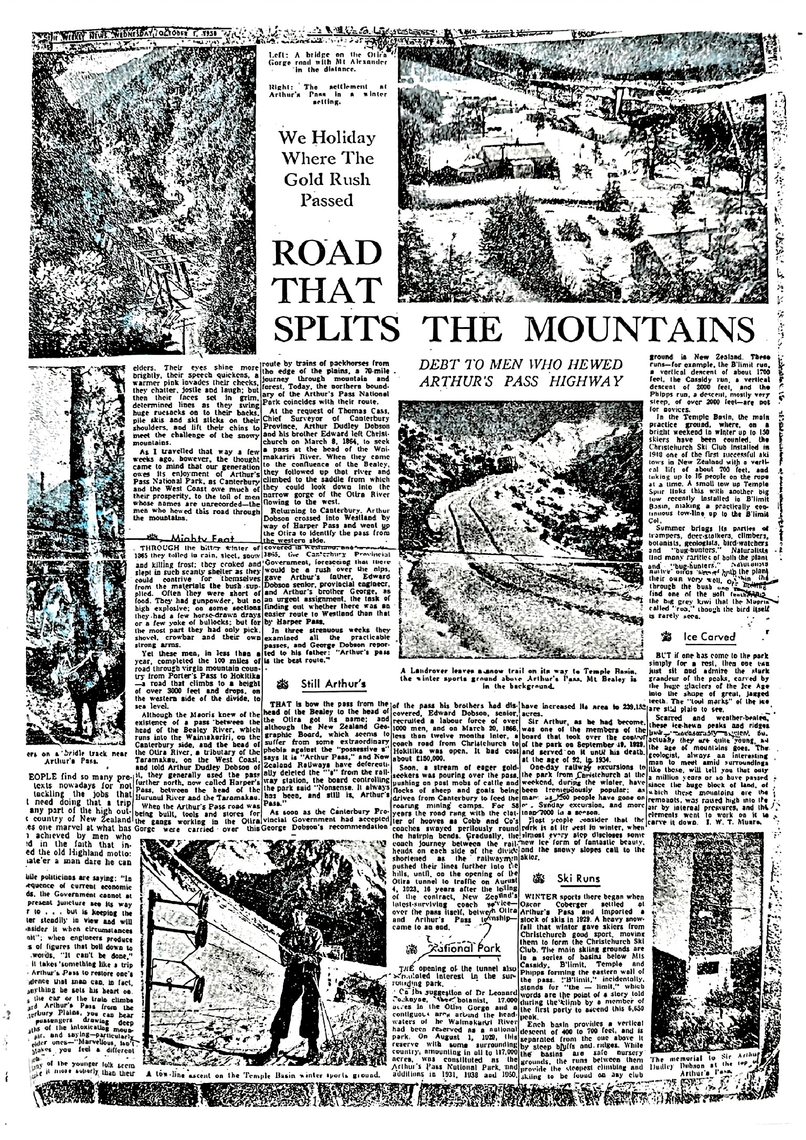  Arthur's Pass Road: Arthur's Pass National Park