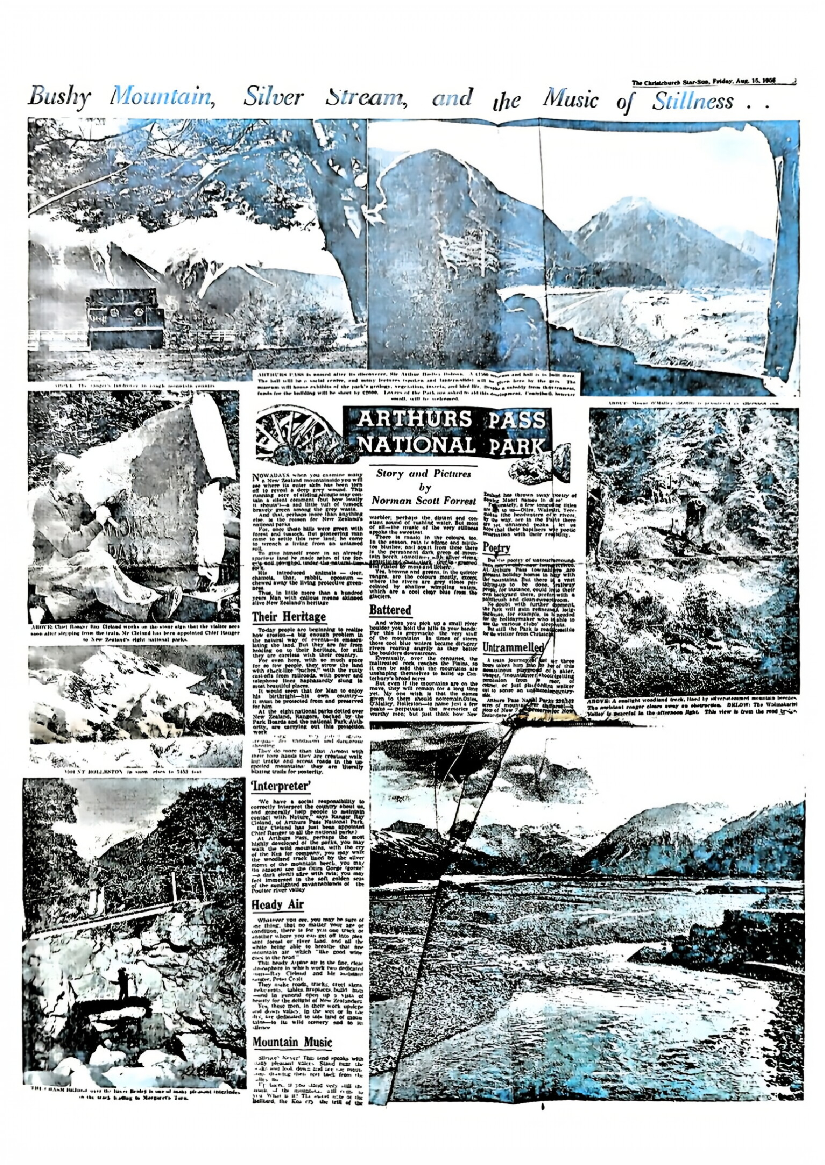 Article: Arthur's Pass National Park