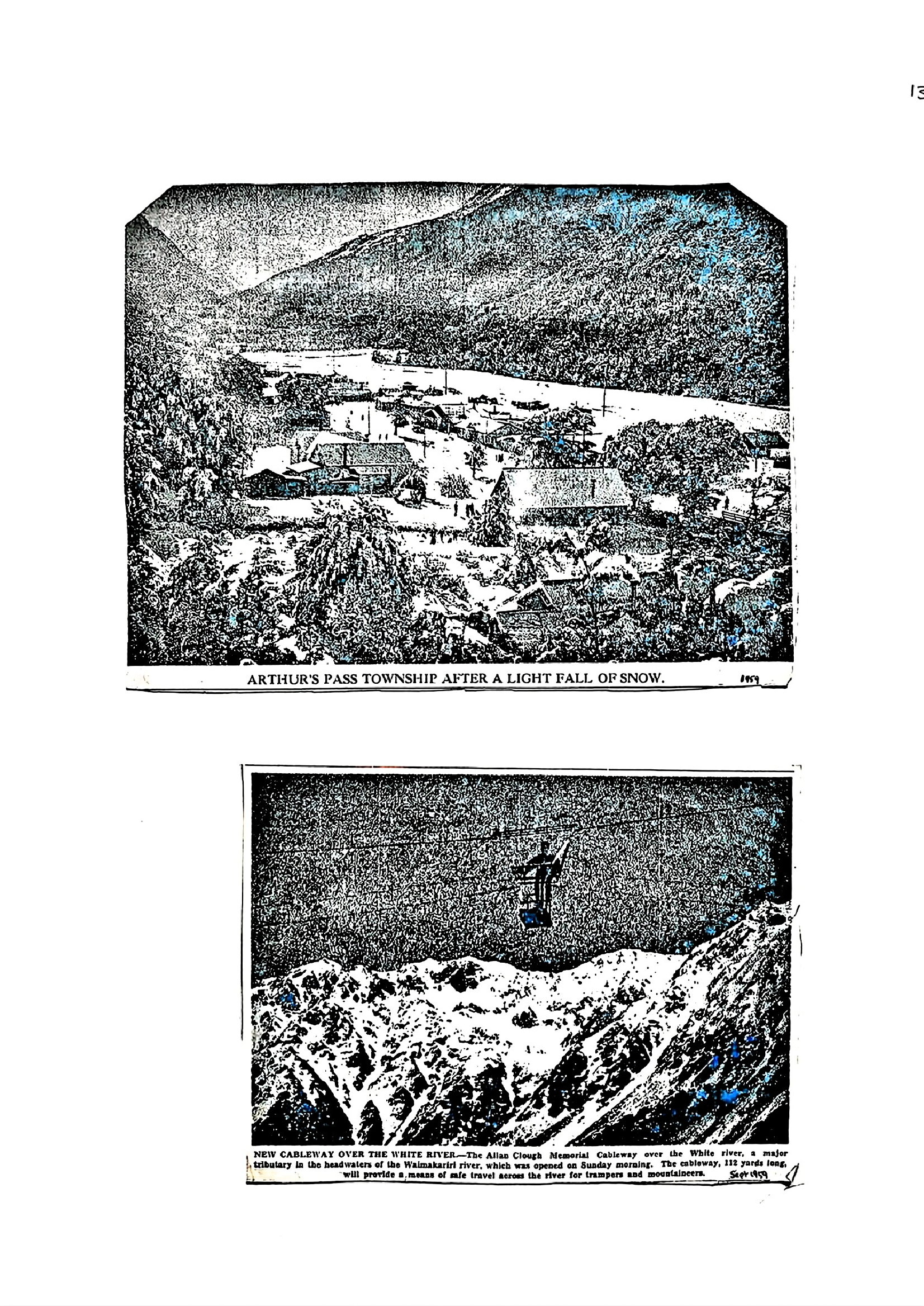  Allan Clough Memorial Cableway: Arthur's Pass National Park
