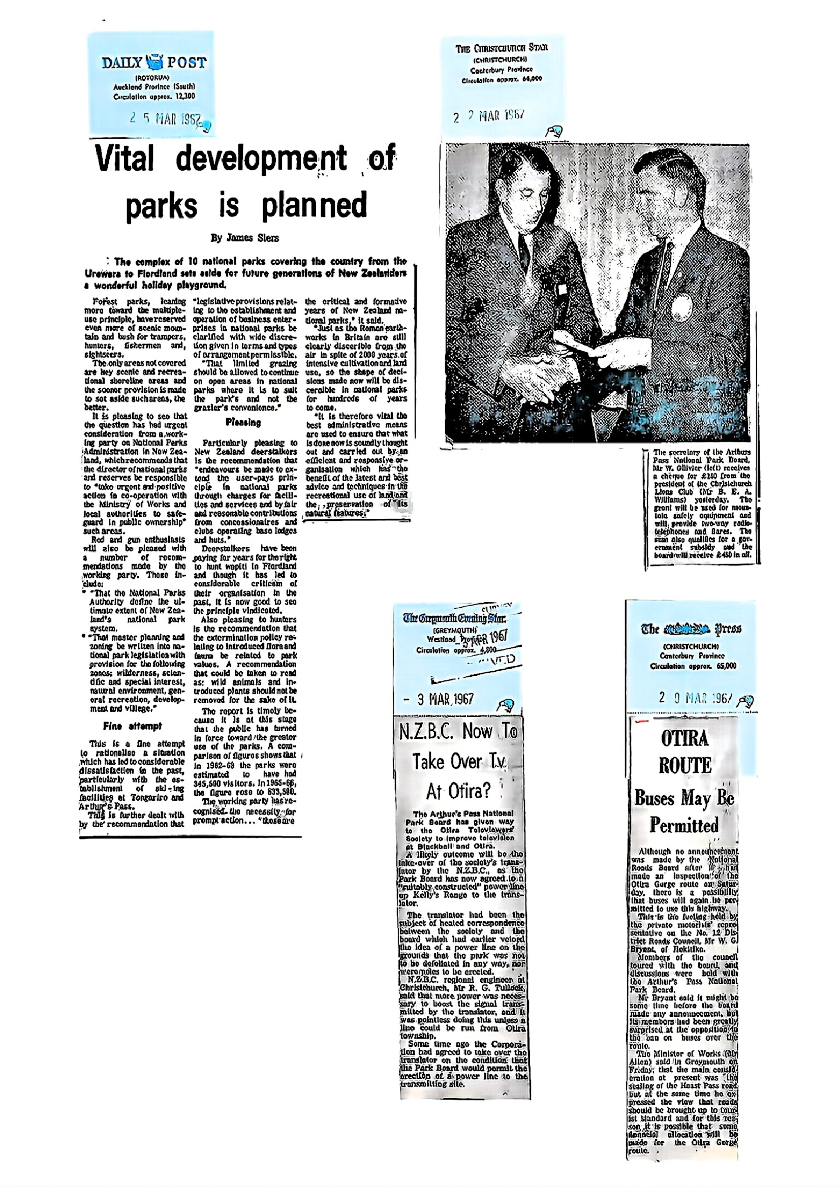 Miscellaneous March 1967: Arthur's Pass National Park