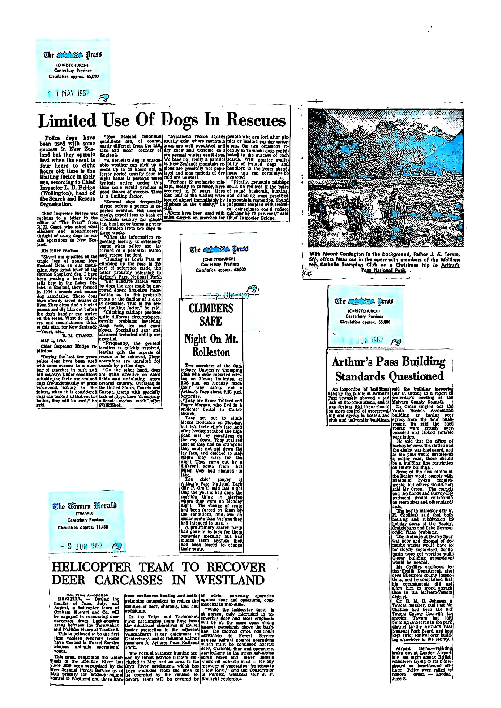 Miscellaneous May 1967: Arthur's Pass National Park