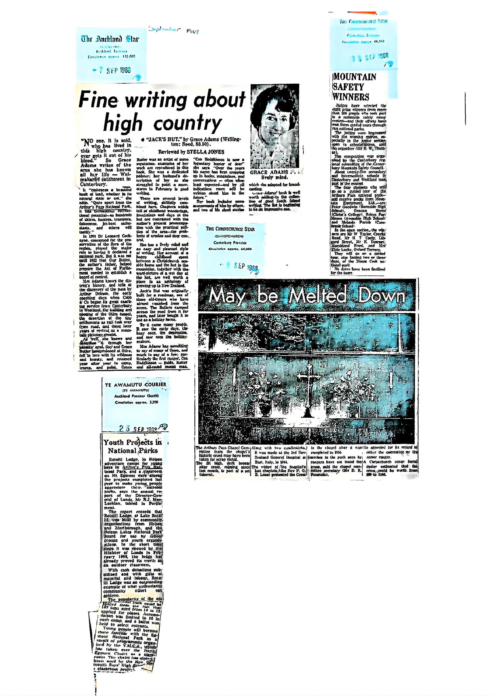 Miscellaneous September 1968: Arthur's Pass National Park