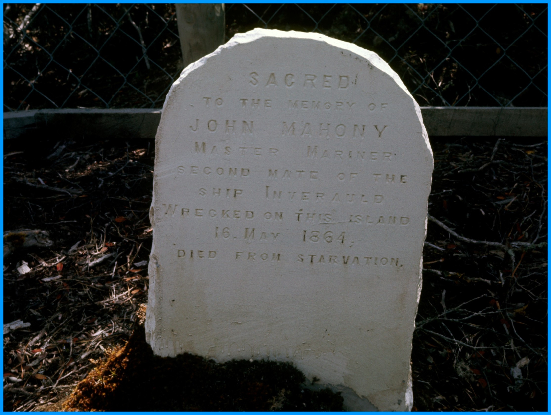 Image 76.
A sad end for a shipwrecked sailor.