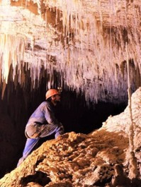 In Castle Grotto, Hollow Hill Scenic Reserve, Waitomo
Credit: Daphne Hobson	