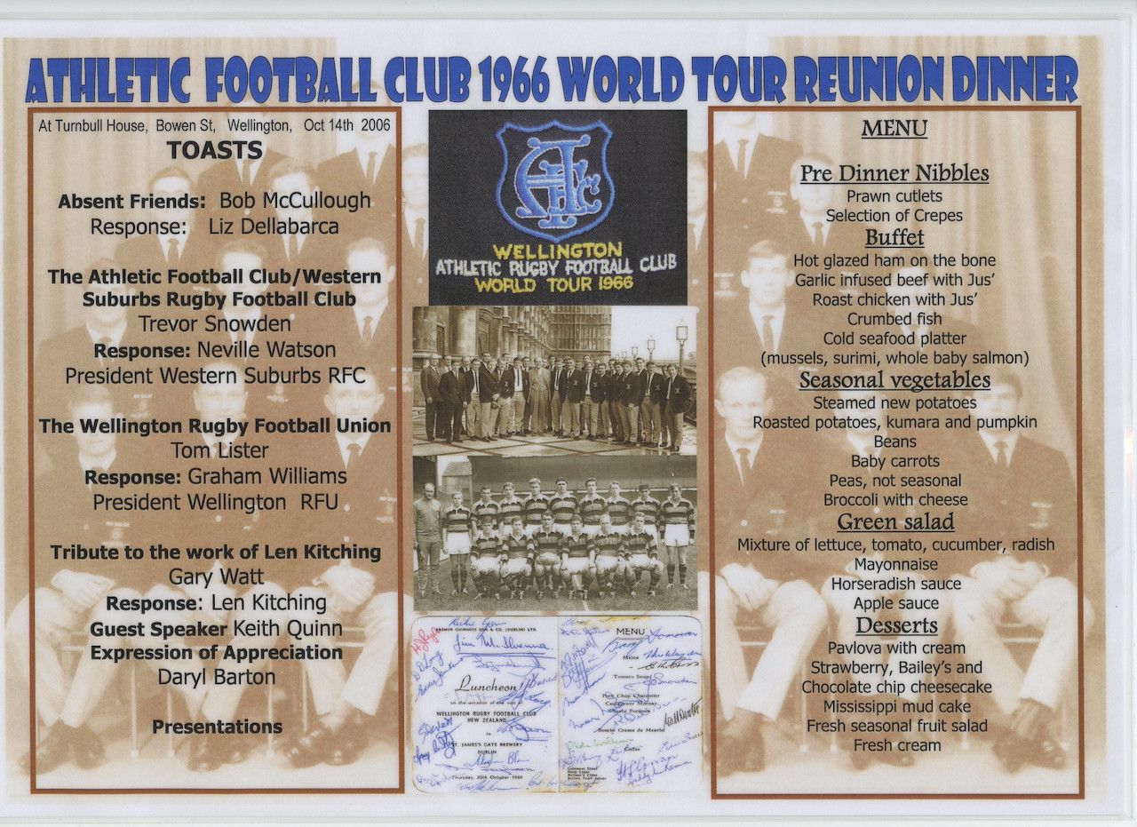 Wellington Athletic Club World Tour