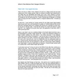 Peter Croft from taped interview