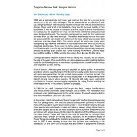 Ian Blackmore tells of his early days