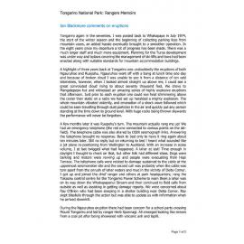 Ian Blackmore comments on eruptions