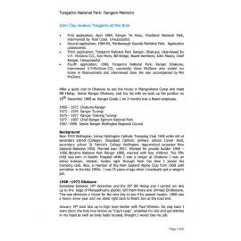 John Clay reviews Tongariro at this time