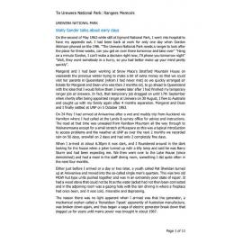 Wally Sander talks about early days