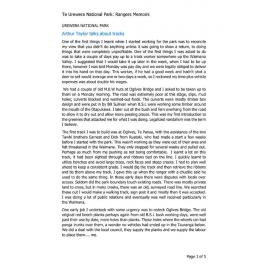 Arthur Taylor talks about tracks