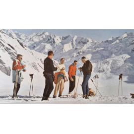 Tasman Glacier skiing 1964