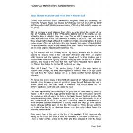 Jacqui Sharpe recalls her and Mick's time in Hauraki Gulf