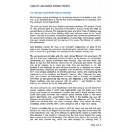 Pat Sheridan remembers work at Waitangi