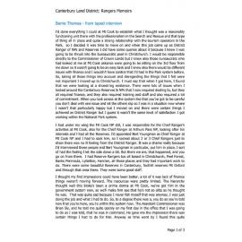 Barrie Thomas - from taped interview