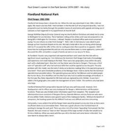 Paul Greens' career in the National Park Service: Fiordland National Park