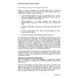 Overseas Projects: Gordon Nicholls tells some of the Sagarmatha story