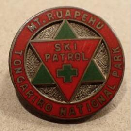 Mount Ruapehu Ski Patrol Badges 