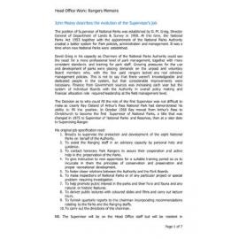 John Mazey describes the evolution of the Supervisor's job