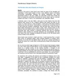 Pat Sheridan talks about Boards and Rangers