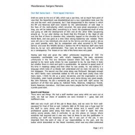 Don Bell looks back - from taped interview