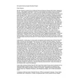 Peter Simpson's career in the National Park Service 1973-1987