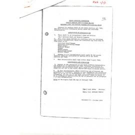 SSC National Parks and Reserves Group Rem & Allowances 1970