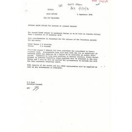 Egmont Rangers for Lincoln Block Course 1976