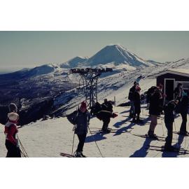 Top of the First Chairlift, Tongariro National Park 1972