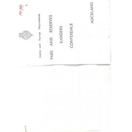 Park and Reserves Rangers Conference 