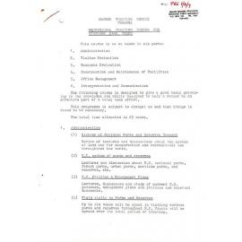 Provisional Training Course for Overseas Park Staff 