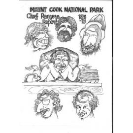 Title page Chief Rangers Report1978-79: Aoraki Mount Cook National Park