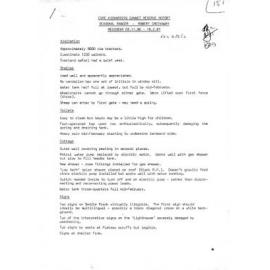 Cape kidnappers rangers report 1986-87 RJ Greenaway