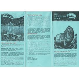 Holyford Valley Pamphlet: Fiordland National Park