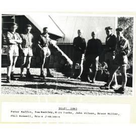 Aoraki Mount Cook staff 1965