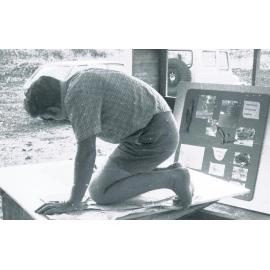 Display making  in our garage