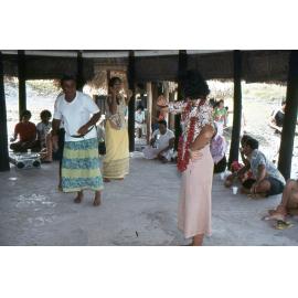 Celebrating the opening of the Visitor Centre: Togitogiga, O Le Pupu Pue National Park