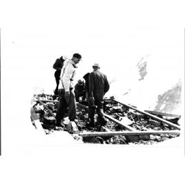 Building the Empress Hut- foundations,framing, completion: Aoraki Mount Cook National Park