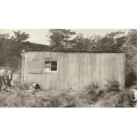 The first Whakapapa-iti hut: Tongariro National Park