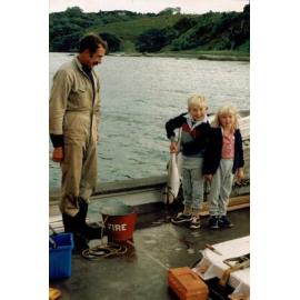 Lionel Brock with fans