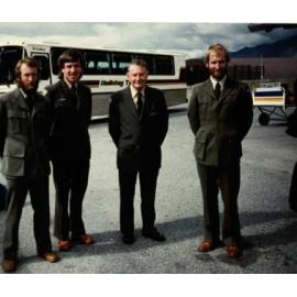 Staff on the occasion of the Queen of Denmark's visit